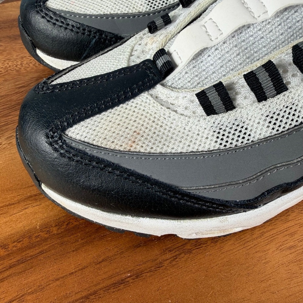 Nike Air Max 95 Recraft Shoes GS Size 5.5Y Gray Black Red Sneaker CJ3906-105 - Picture 9 of 15